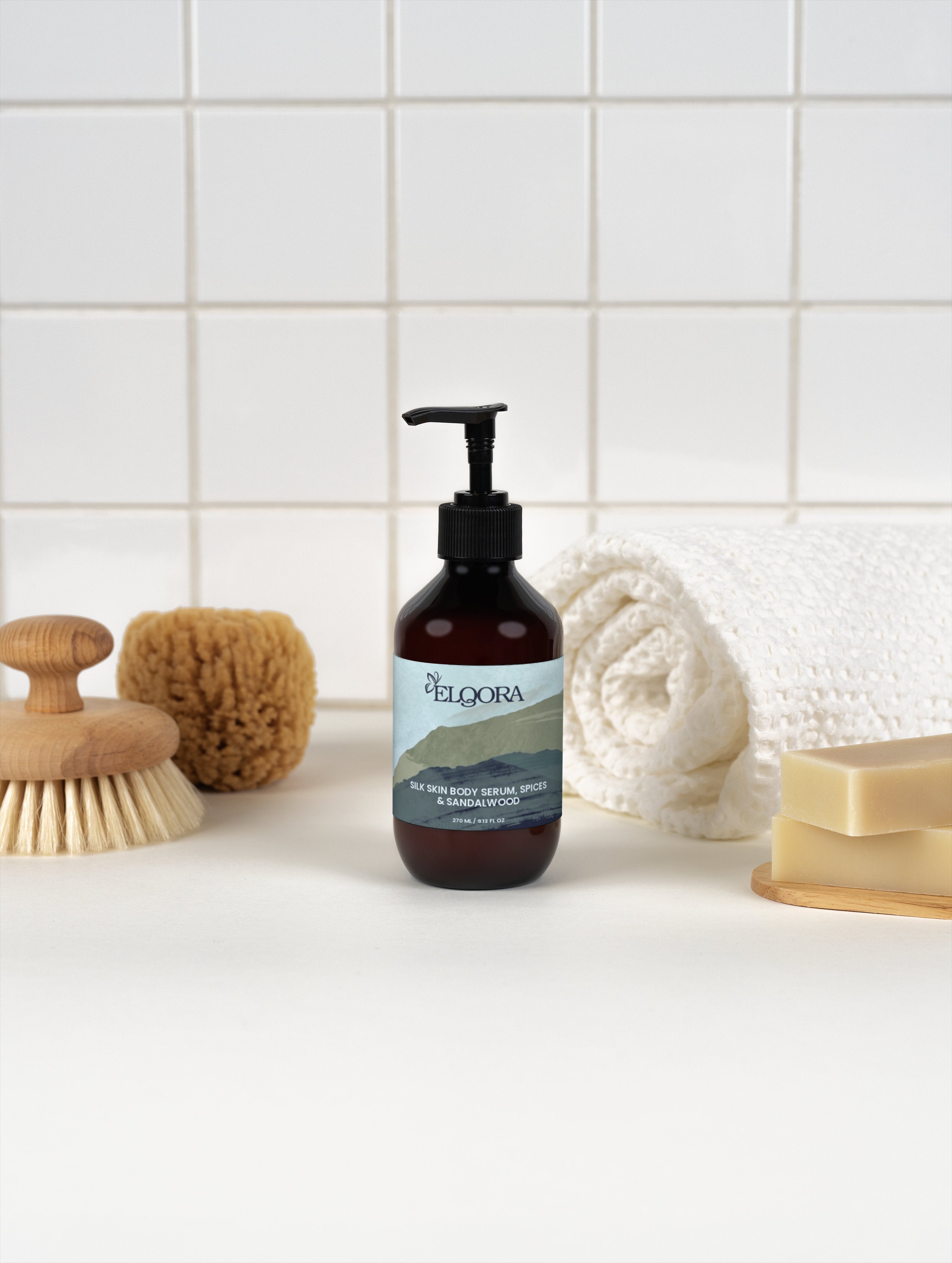 Silk Skin Body Serum, Spices & Sandalwood