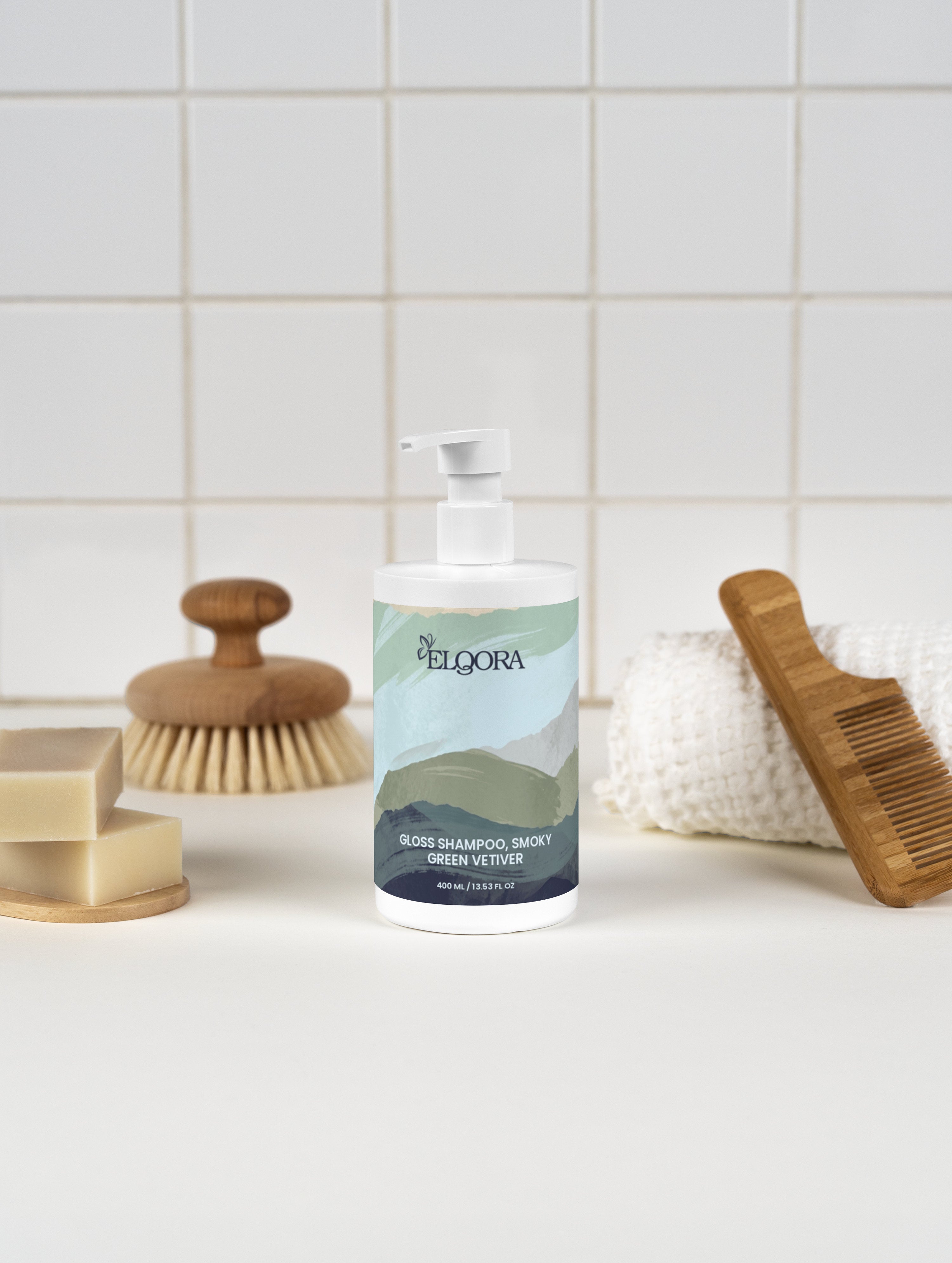Gloss Shampoo, Smoky Green Vetiver