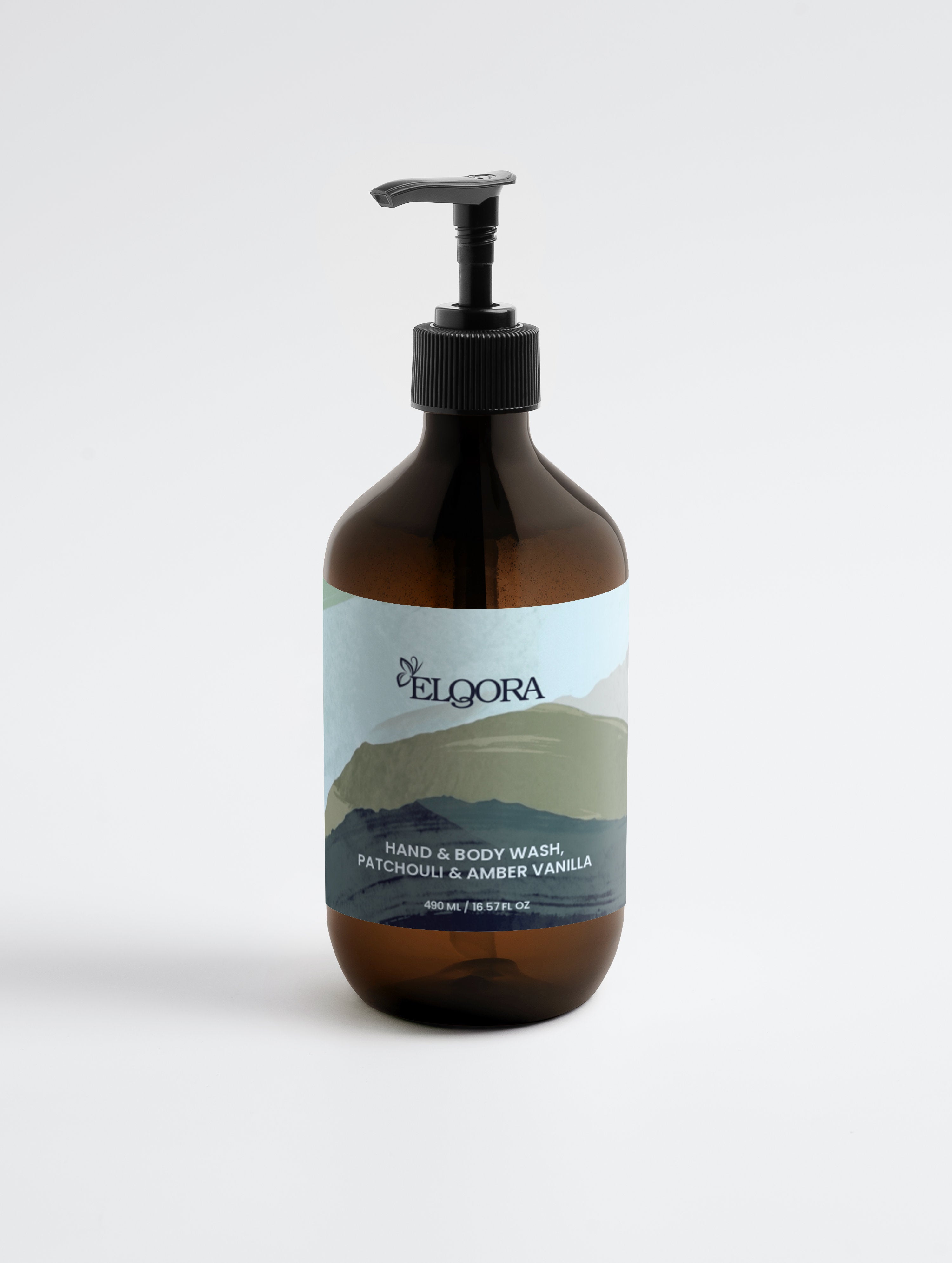 Hand & Body Wash, Patchouli & Amber Vanilla